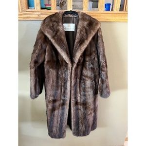 Hudson’s Bay Vintage 1970s Mink Fur Coat women’s size small